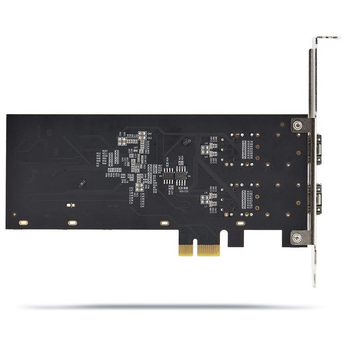 StarTech.com P021GI-NETWORK-CARD Scheda di Rete SFP GbE a 2 Porte Controller Intel I210-IS 1000 Mbit-s PCI Express 2.1 x1 colore Nero