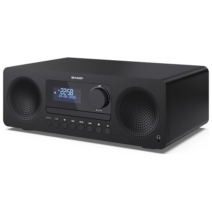 Sharp XL-B720D Microsistema Audio per la Casa 30 W Bluetooth 5.0 DAB+ FM Lettore CD USB colore Nero