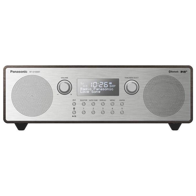 Panasonic Digital-Radio DAB+ BT Aux-In Marrone