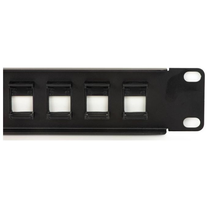 Link pannello patch vuoto colore nero 16 porte