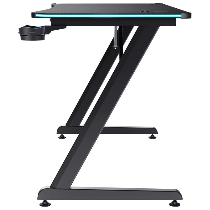 Trust GXT 709 Luminus Scrivania Gaming LED RGB 10 Modalita' Colore Nero