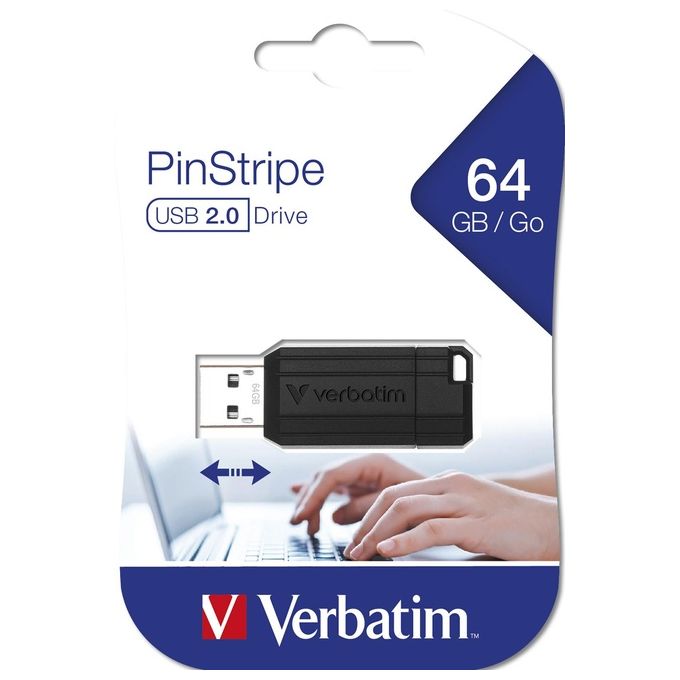 Verbatim Memory Usb 2.0 64gb Pin Stripe