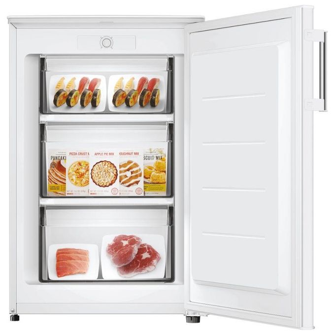 Candy CUQS 58EWH Congelatore Verticale 85 L 85 cm Classe E 37 dB Libera Installazione colore Bianco