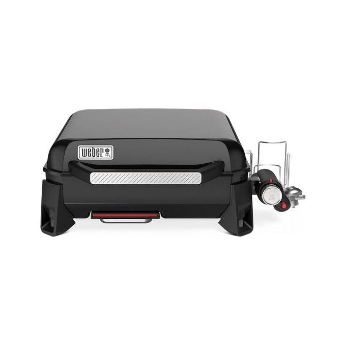 Weber 1500207 Piastra Premium SLATE GP Barbecue a Gas Portatile 3,7 kW Temperatura Max Oltre 260 °C Superficie Cottura 43x41 cm colore Nero