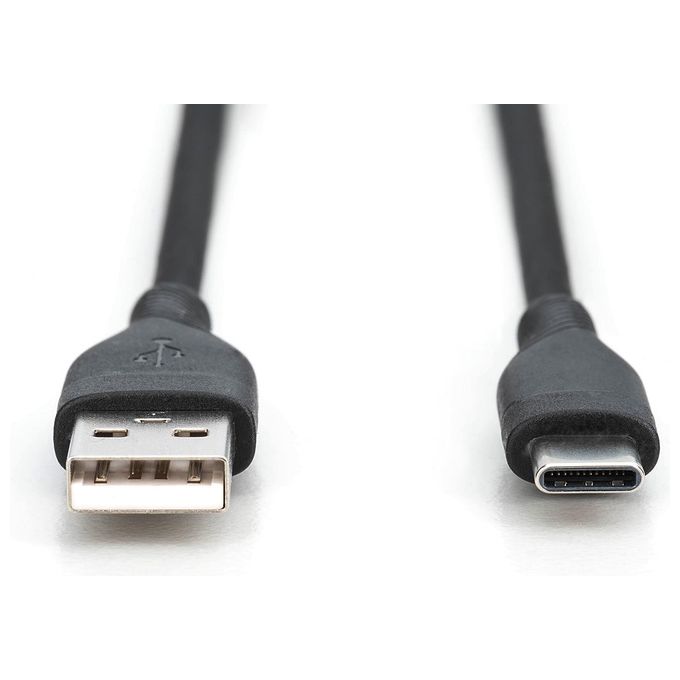 Digitus AK-300340-020-S Cavo USB-A USB-C 2.0 Silicone 2 m 480 Mbps 60W colore Nero