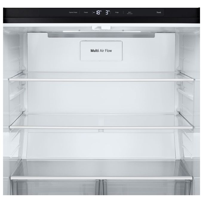LG GMV860EPDE InstaView Frigorifero Multidoor Slim 530 L 178.7 cm Classe E 40 dB Wi-Fi Linear Cooling Total No Frost colore Nero