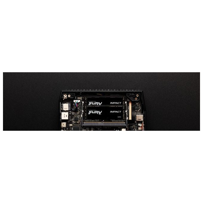 Kingston KF432S20IBK2-32 FURY Impact Memoria RAM 32GB DDR4 3200MHz CL20 SODIMM Kit 2x16GB 1.2V