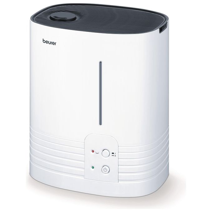 Beurer 686.05 LB 55 Umidificatore a Vapore Caldo per Ambienti fino a 50 m² con 2 Livelli di Umidificazione 400 ml-h e Spegnimento Automatico colore Bianco