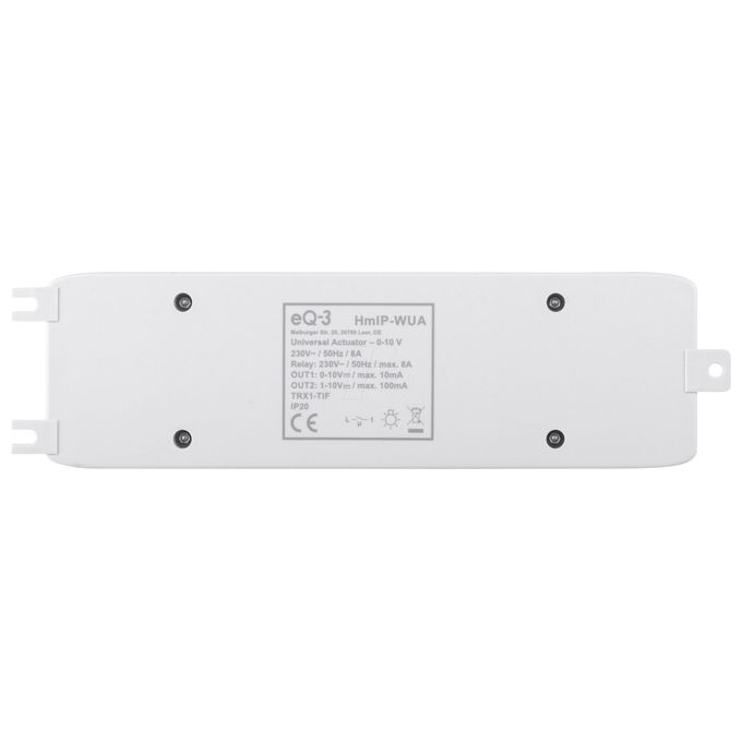 Homematic IP HMIP-WUA Attuatore Universale Smart Home 0-10V 230V 8A 869,65 MHz IP20 colore Bianco