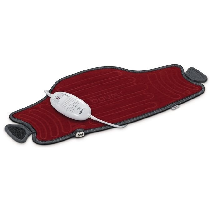 Beurer HK55 EasyFix Termoforo Cuscino Termico 100W 3 livelli di temperatura spegnimento automatico 90 min colore Rosso