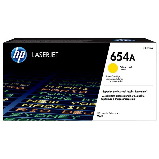 Hp 654a Yellow Original Toner Cf332a