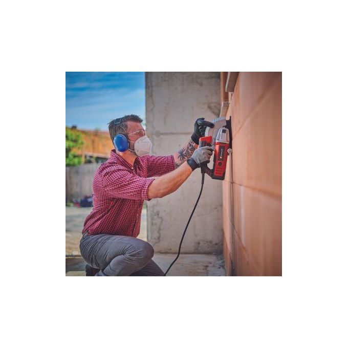 Einhell 4350740 TE-MA 1700 Scanalatore per Muro 1700 W Diametro Lama 15 cm Profondita' di Taglio 40 mm Larghezza di Taglio 38 mm colore Nero Rosso