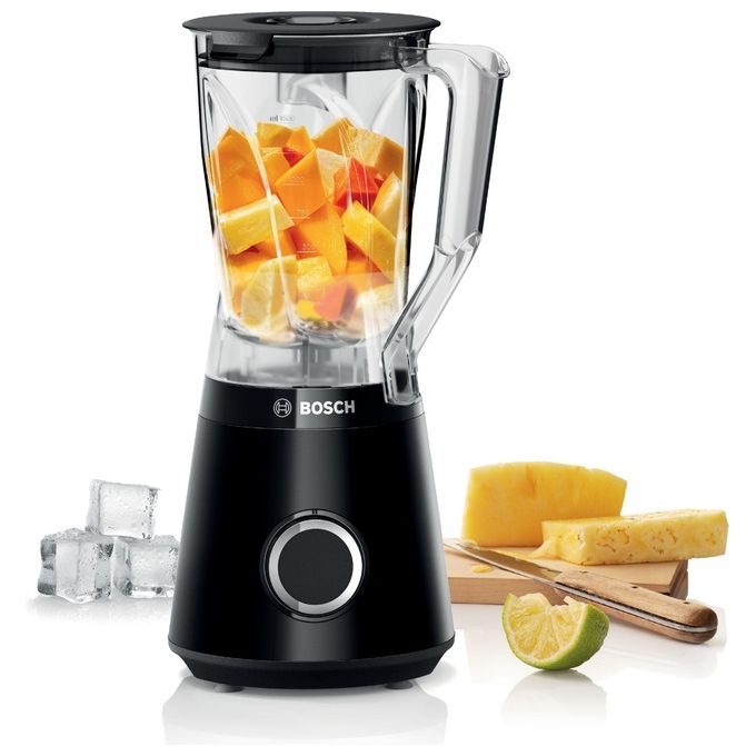 Bosch MMB6141B Serie 4 Frullatore da tavolo 1200W 1.5 L Tritan 2 Velocita' Pulse Tritaghiaccio colore Nero