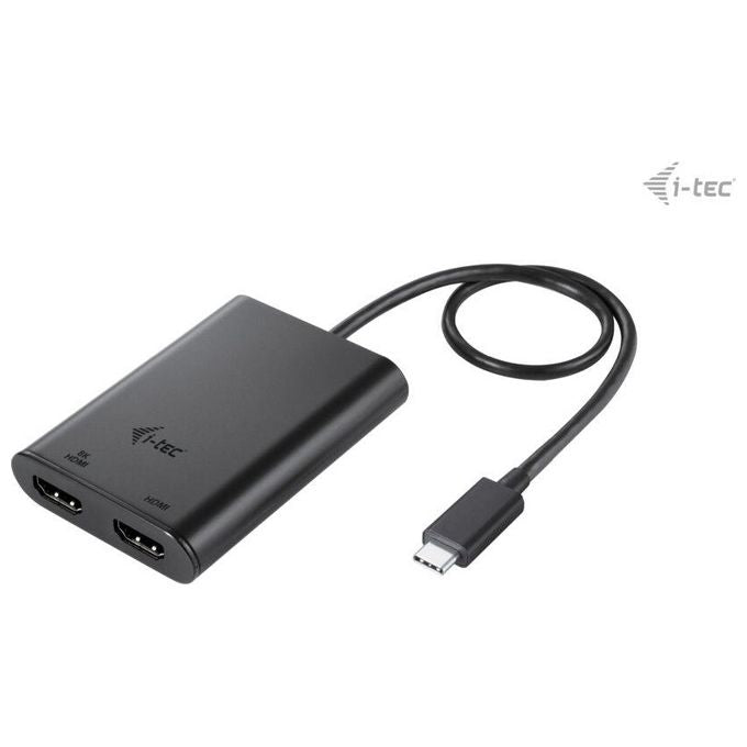 I-tec C31DUAL4K60HDMI Adattatore Video USB-C Dual 4K-60Hz Single 8K-30Hz HDMI 2 Porte Nero