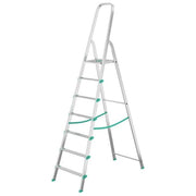 Colombo Scala LIBELLULA 7 gradini in alluminio con gradini antiscivolo piedini antiscivolo portata max 150kg EN131 Made in Italy