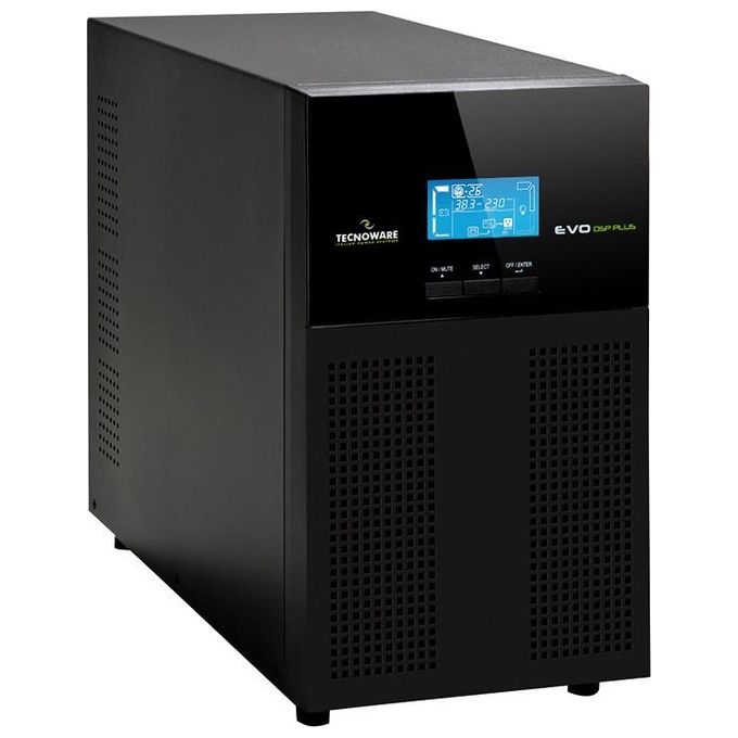 Tecnoware FGCEDP3602IEC EVO DSP Plus Gruppo di Continuita' UPS Online 3600 VA 3240 W Doppia Conversione USB RS232 Bypass Automatico