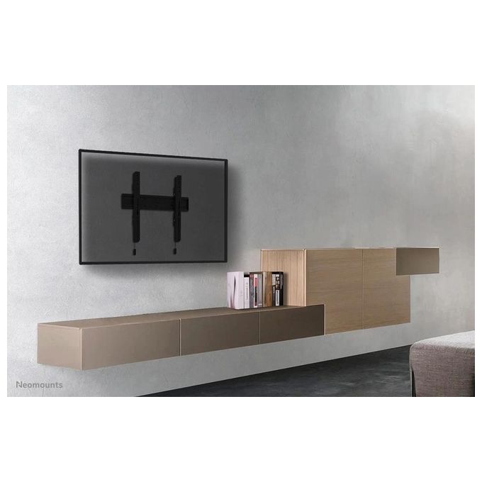 Neomounts 12597259000 WL30S-850BL14 Supporto TV da Parete Fisso per Schermi 32''-65'' fino a 60 Kg Compatibilita' VESA 100x100-400x400 mm Sistema Magnetico Pull and Release colore Nero