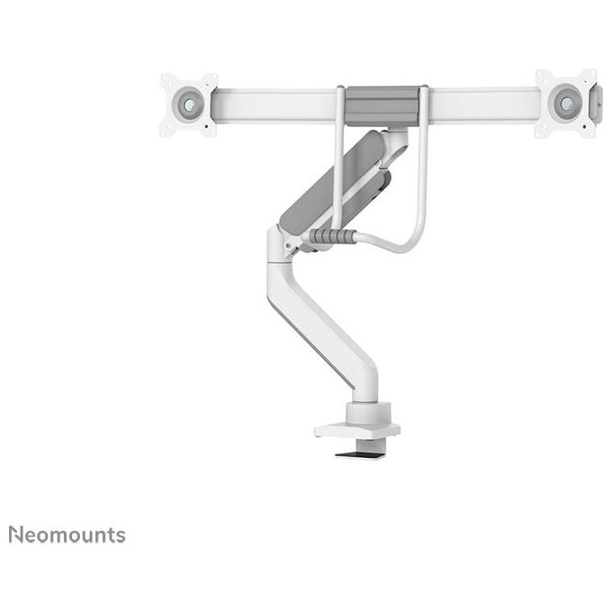 Neomounts 14793746000 DS75-450BL2 Supporto da Tavolo per 2 Schermi fino a 32'' 8 Kg ciascuno Regolabile in Altezza Rotazione e Inclinazione colore Nero
