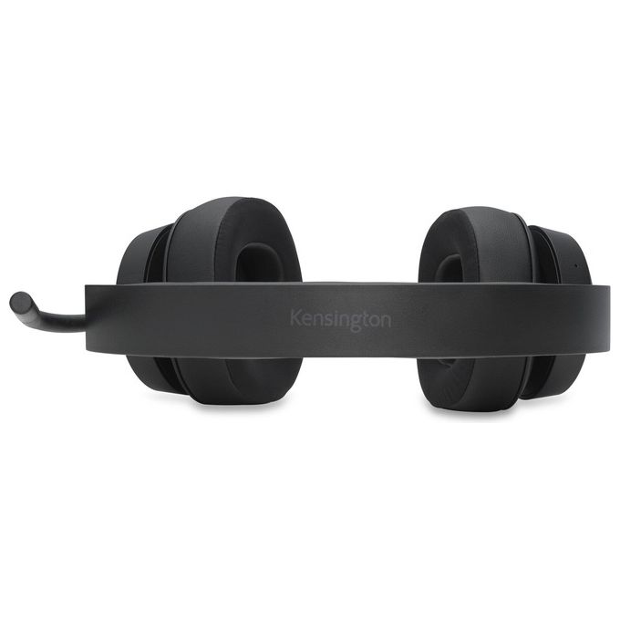 Kensington K83452WW Cuffie over-ear Bluetooth H3000 Cancellazione Rumore Attiva con AI Durata Batteria 60 h Connessione Bluetooth 5.2 colore Nero