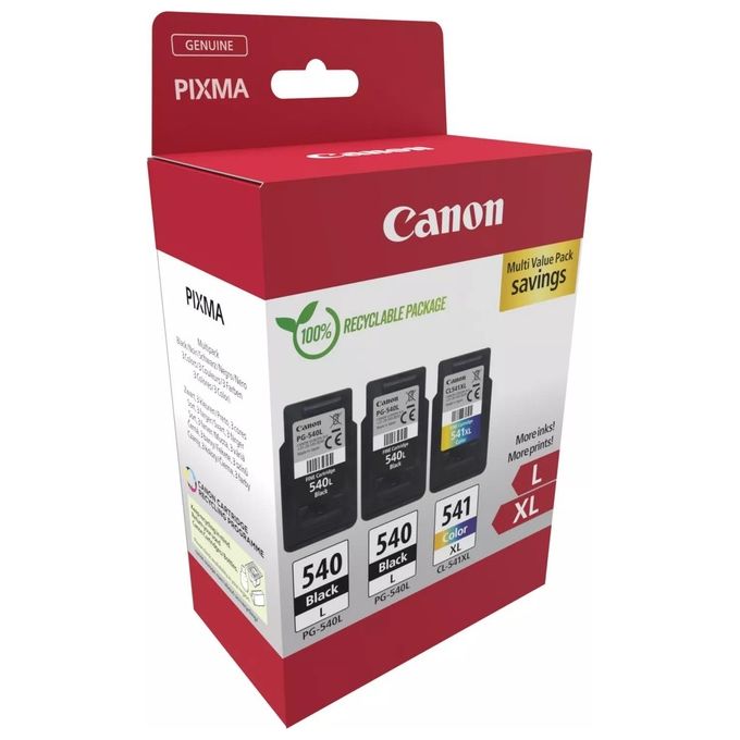 Canon 5224B017 Cartuccia Ink Multipack Originale 2 pz Nero Ciano Magenta Giallo colore Nero