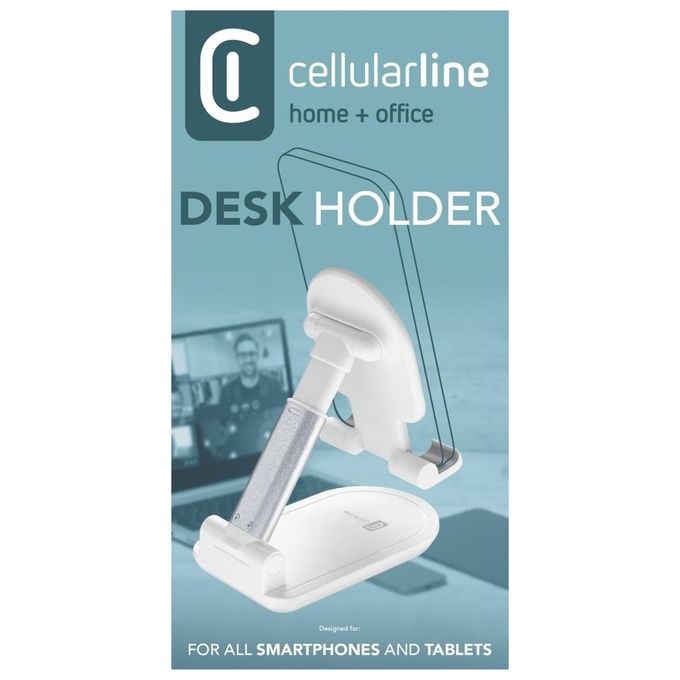 Cellular Line Supporto con Funzione Stand Ideale per Smartphones e Tablets