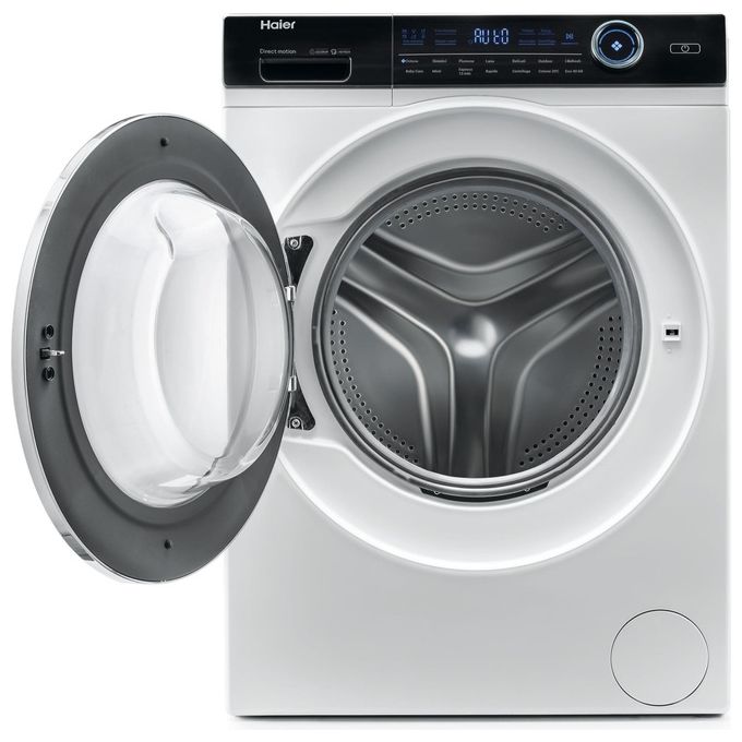 Haier HW80-B14979 I-Pro Series 7 Lavatrice Slim Frontale 8 Kg 1400 rpm Classe A Direct Motion Vapore (85x59.5x46 cm) colore Bianco