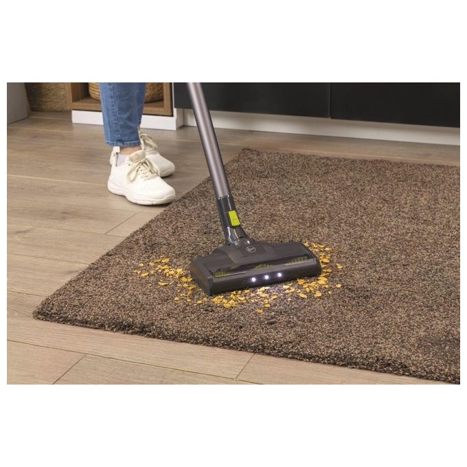 Hoover HF110H HF1 Aspirapolvere Senza Filo Ciclonico Senza Sacchetto 0.9 L 170W autonomia 30 min colore Grigio Lime
