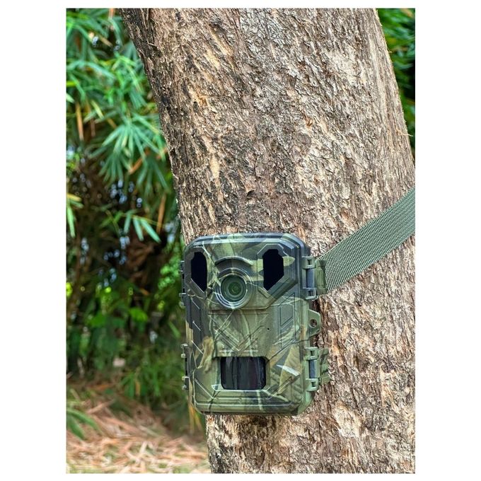 Denver 6751076381 WCS-5023 Fotocamera Digitale 8 MP Sensore CMOS 120° PIR Resistente alla Polvere e all'Acqua 4 batterie AA colore Mimetico