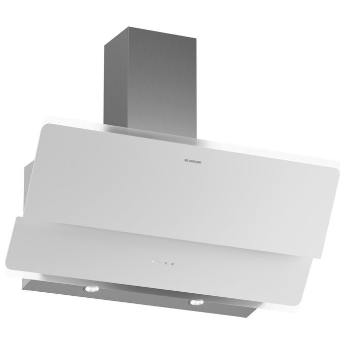 Silverline 3490.8.733.02 Oslo Cappa a parete 80 cm 648 m³-h Classe A 63 dB Touch colore Bianco
