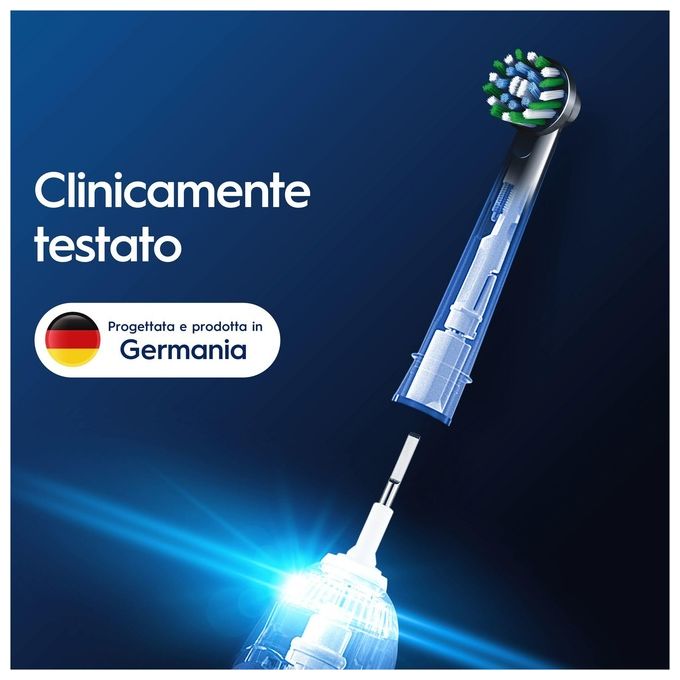 Braun Oral-B Testine di Ricambio Pro Cross Action Black 3 Testine