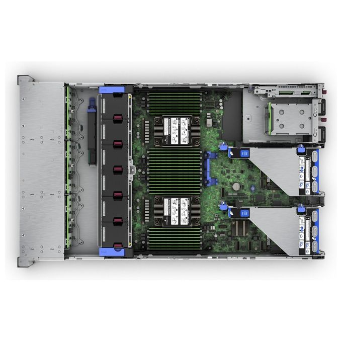 HPE P71675-425 ProLiant DL380 Gen11 Server 2U Intel Xeon Silver 4510 2.4GHz 12c 64GB DDR5 2x8TB SATA RAID MR416i-p 2x1000W PSU colore Nero