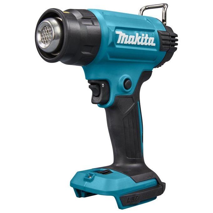 Makita DHG181ZK Ventilatore ad aria calda a batteria 18 V LXT con 4 ugelli e valigetta colore Blu