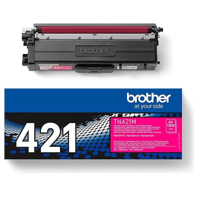 Brother TN421M Toner Magenta 1.800pg per Hl-l8260cdw-l8360cdw-dcp-l8410cdw MFC-l8690cdw-l8900cdw