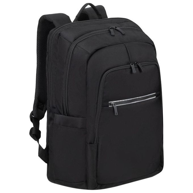 Rivacase 7569 Alpendorf Zaino per Notebook 17.3'' con Materiale Riciclato RPET Tasca per Tablet e Resistente all'Acqua colore Nero