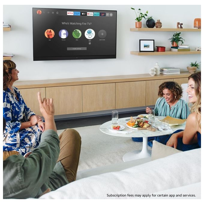Panasonic TV-75W95AEG Smart TV 75'' Mini LED 4K Ultra HD Fire TV Dolby Vision IQ HDR10+ AMD FreeSync Premium HCX Pro AI MKII colore Nero