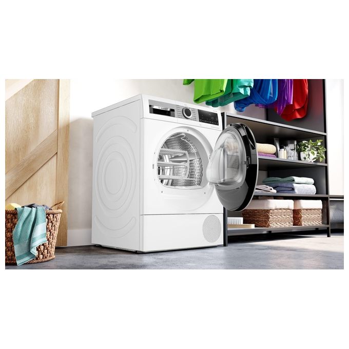 Bosch WQG245D0IT Serie 6 Asciugatrice Pompa di Calore 9 Kg Classe C AutoDry Condensatore Autopulente (84x60x61 cm) colore Bianco