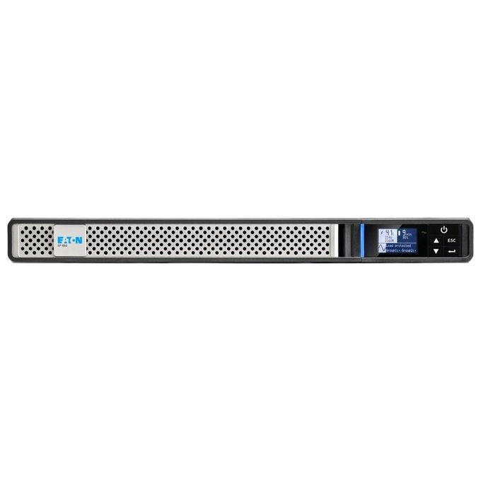 Eaton 5P650IRNG2 5P Gen2 UPS Line Interactive 650 VA 520 W Montaggio Rack 1U con Scheda di Rete colore Nero Argento