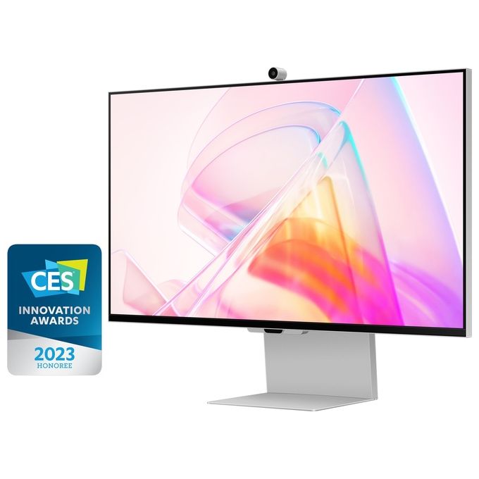 Samsung LS27C902PAUXEN ViewFinity S9 Monitor 27'' 5K 5120x2880 Pixel IPS Flat 60Hz 5 ms Thunderbolt 4 Wi-Fi Altoparlanti Integrati colore Argento