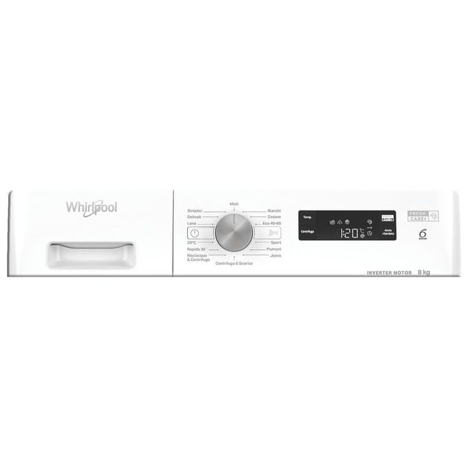 Whirlpool FFS P87 IT Lavatrice carica frontale 8 Kg 1200 rpm Classe A colore Bianco