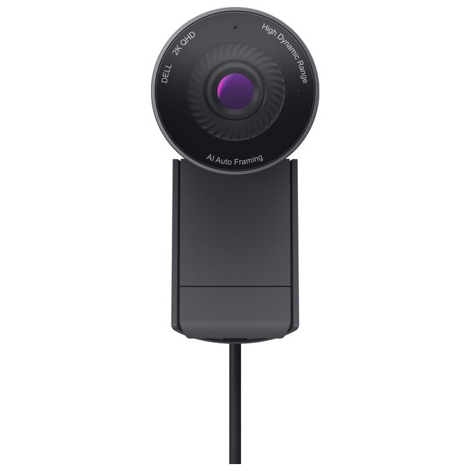 Dell WB5023 Pro Webcam 2K QHD 2560x1440 60fps USB 2.0 Autofocus Zoom 4x Microfono colore Nero