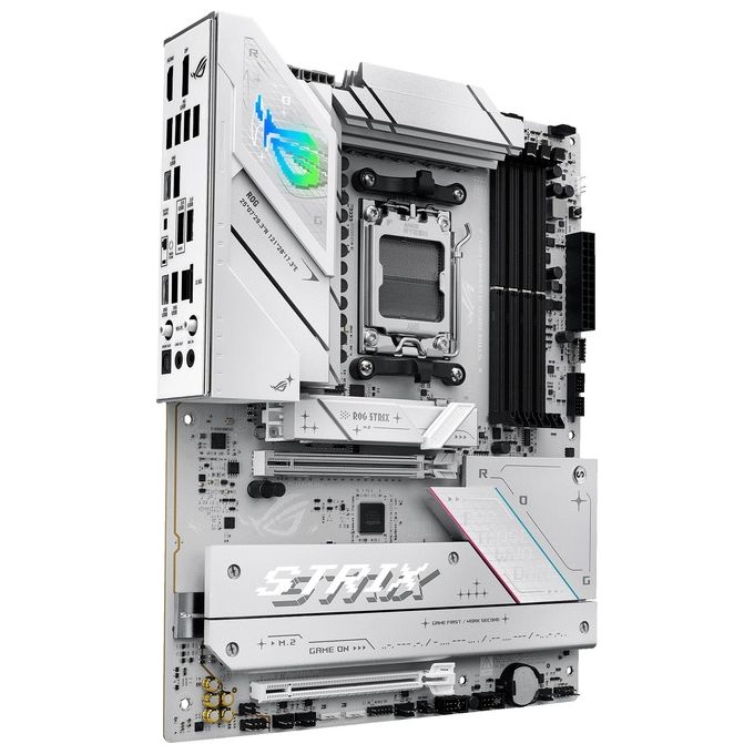 ASUS 90MB1J50-M0AAY0 ROG STRIX B850-A Scheda Madre ATX Socket AM5 DDR5 fino a 8000 MHz Wi-Fi 7 colore Bianco