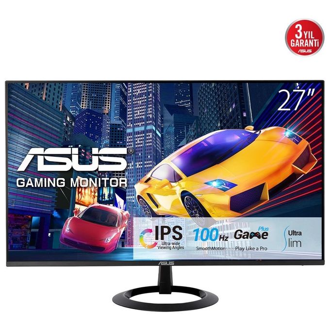 Asus 90LM07B0-B01470 VZ27EHF Monitor Gaming 27'' IPS Full HD 1920x1080 100 Hz 1 ms Adaptive-Sync HDMI Eye Care Flicker-Free colore Nero