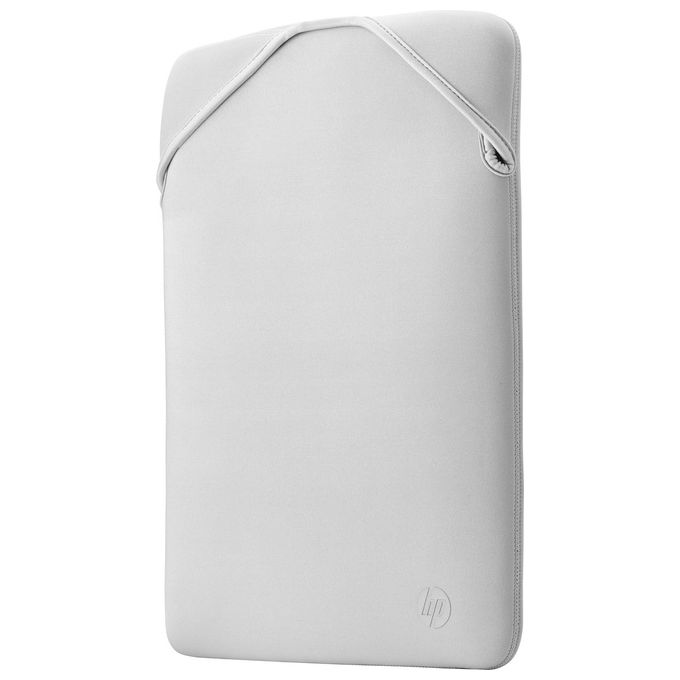 HP Protective Reversibile Sleeve per Notebook fino a 15.6'' Design Reversibile Nero-Argento
