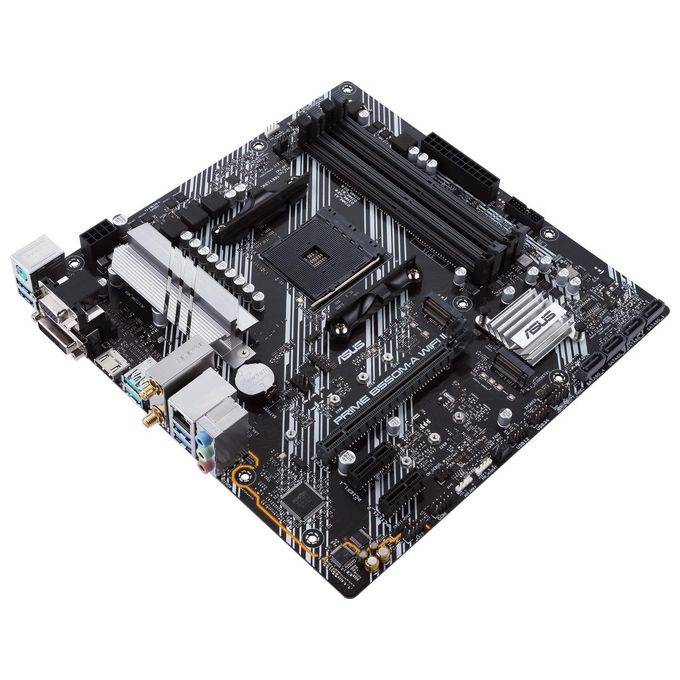ASUS 90MB19X0-M0EAY0 PRIME Scheda madre B550 Socket AM4 DDR4 Wi-Fi 6 Bluetooth 5.2 colore Multicolore