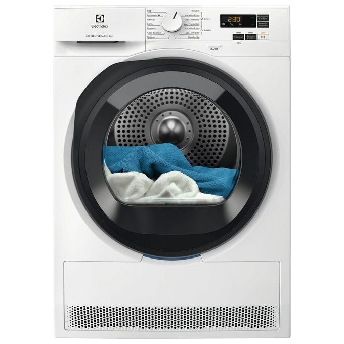 Electrolux EW6H19G 600 GentleCare Asciugatrice Pompa di Calore 9 Kg Classe A+++ SensiCare 64 dB (85x60x64 cm) colore Bianco