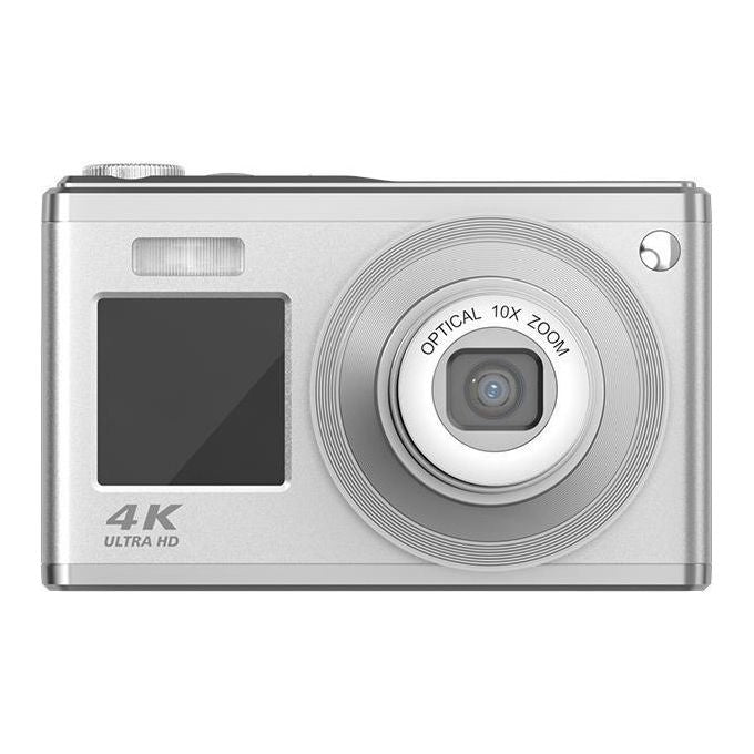 AgfaPhoto DC9200 Realishot Fotocamera Compatta 24 MP CMOS Zoom Ottico 10x Video 4K Schermo 2,8'' colore Argento