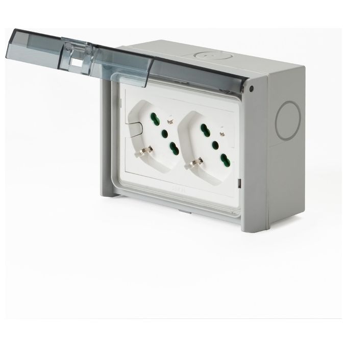 Fanton 421021par Multipresa Opera Plus Ip55 con Scatola