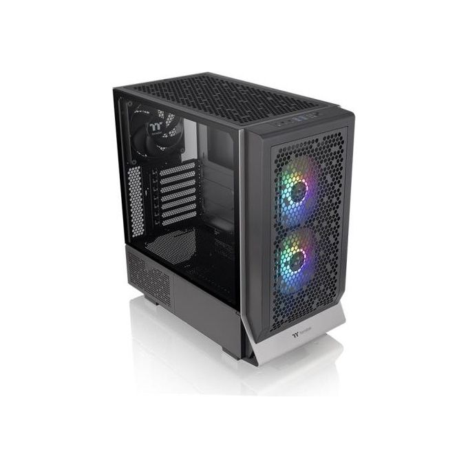 Thermaltake CA-1Y2-00M1WN-00 Ceres 300 TG Case PC Midi Tower ATX EATX micro ATX Mini-ITX Vetro Temperato 7 slot espansivi 2x USB 3.2 Gen 1 1x USB 3.2 Gen 2 Tipo C colore Nero