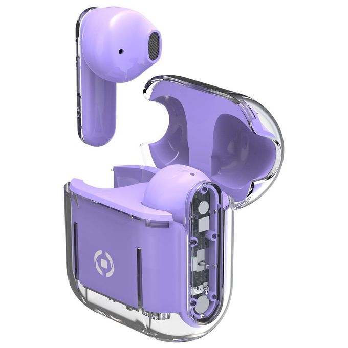 Celly SHEERVL SHEER Auricolari True Wireless TWS In-ear 4 ore Ricarica 2 ore Compatibilita' Universale colore Viola