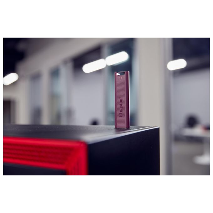 Kingston DTMAXA-1TB DataTraveler Max Unita' Flash USB 3.2 Gen 2 Capacita' 1000 GB Velocita' Lettura fino a 1000 MB-s Scrittura fino a 900 MB-s colore Rosso